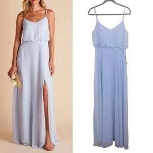 Birdy Grey Gwennie Ice Blue Women Size XL Wedding Guest Maxi Formal Dress NWT